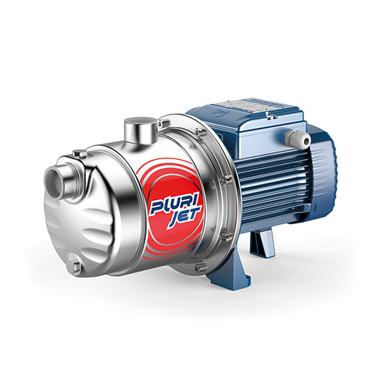 ELECTROBOMBA PEDROLLO MULTIETAPICA PLURIJET 3/100  0.75 HP 220-380v. IMPULSOR  INOX 304