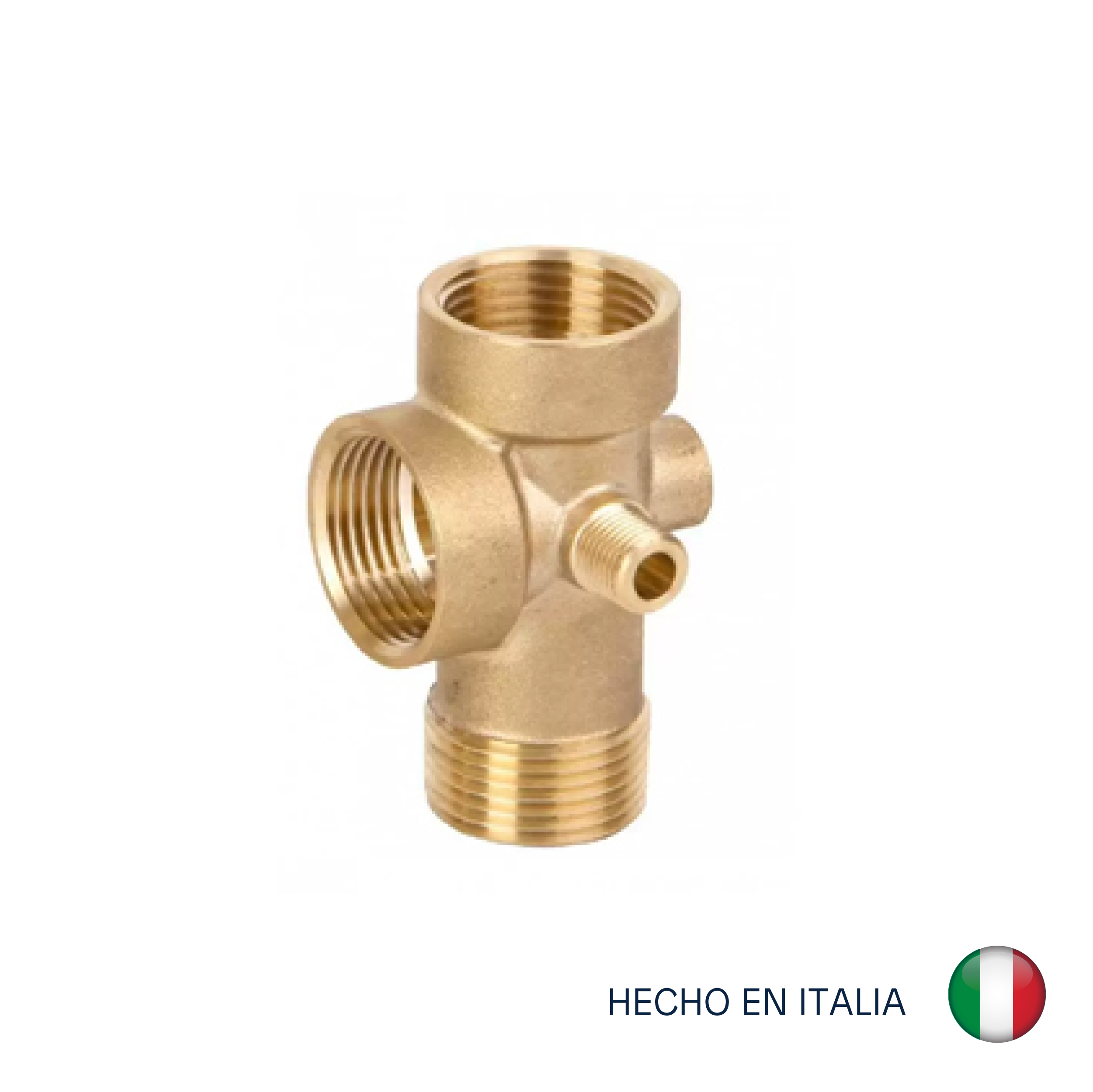 CONECTOR DE BRONCE «LUISE» DE 5 VIAS LARGO