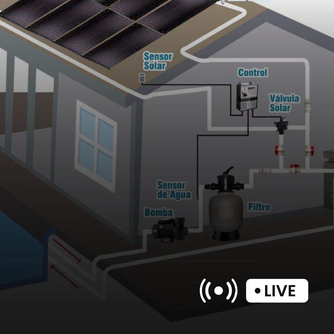 Sistema de piscinas y calentadores