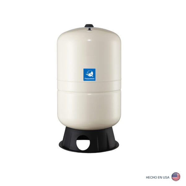 TANQUE HIDRONEUMATICO "GLOBAL WATER SOLUTIONS " 100 Lts. VERTICAL MOD. PRESSURE WAVE -PWN100V